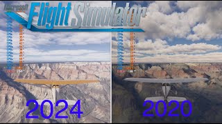 Microsoft Flight Simulator 2024  MSFS 2024 Alpha vs 2020 Performance Comparison [upl. by Davena]