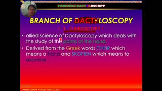 DACTYLOSCOPY 2 [upl. by Dosi584]