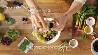 Recette  la salade minceur  ELLE Cuisine [upl. by Jann85]