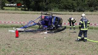 Hubschrauber in Engelhartszell abgestürzt [upl. by Stanleigh207]