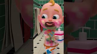 Rub rub rub your belly Bath time is fun  Rosoomelody Song nurseryrhymes kidssong shorts [upl. by Anaitit]