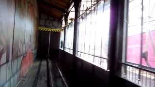 Spookhuis Ghost Train Darkride Inferno Drouwenerzand Attractiepark 2014 POV Onride [upl. by Charters18]