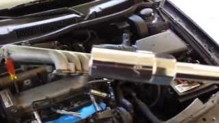 How to replace spark plugs on a 20L Jetta [upl. by Regdirb]