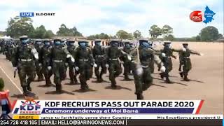 LIVE KDF PASS OUT PARADE AT MOI BARRACKS ELDORET [upl. by Ammamaria]