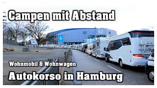 Campen mit Abstand  Demo VLOG  Autokorso Hamburg  Hobbyfamilie [upl. by Nemra305]