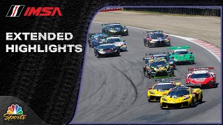 IMSA HIGHLIGHTS IMSA SportsCar Weekend Road America final  8424  Motorsports on NBC [upl. by Sihunn382]