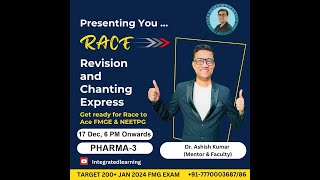 PHARMA RACE Session PART 3 BY DR ASHISH [upl. by Enenaj749]