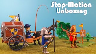 Playmobil Novelmore 71484 Transport Robbery StopMotion Unboxing [upl. by Eiramanel]