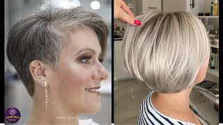 TOP 10 MELHORES CORTES CABELO CURTO FEMININO PARA MULHERES 50 60 70 ANOS [upl. by Elimaj925]