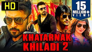 Khatarnak Khiladi 2 Anjaan  Suriyas Action Hindi Dubbed HD Movie  Samantha Vidyut Jammwal [upl. by Shurwood]