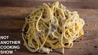 how to make REAL CACIO E PEPE like they do in ROME [upl. by Airamanna]