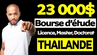 Bourse détude supérieure en thailande pour etudiant étranger Entièrement financé [upl. by Bettina555]