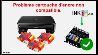 Problème cartouche dencre non compatible [upl. by Homans]