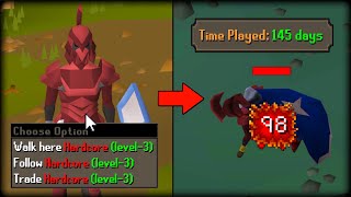 Runescape But I Have ONE LIFE  The 3500 Hour HCIM Journey FULL SERIES [upl. by Merdith]