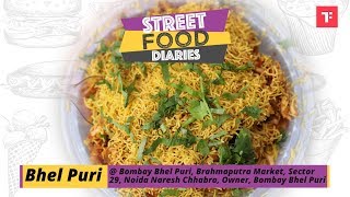 Street Food Diaries Bombay Bhel Puri Brahmaputra Market Noida [upl. by Lynd108]