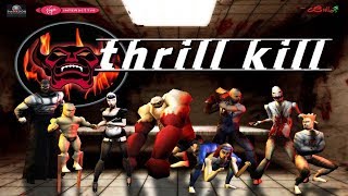 Thrill Kill  All Characters amp Unlockables [upl. by Starinsky]