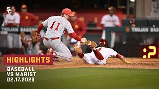 Baseball  USC 8 Marist 6 Highlights 21723 [upl. by Odlanier]