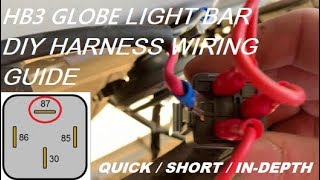 HB3 DIY LIGHT BAR GUIDE WSWITCH QUICKEASYINDEPTH [upl. by Gide270]