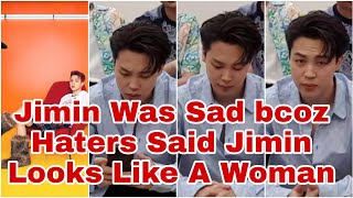 Jimin Reaction When Haters Spread Bad Rumor That He Looks Like A Woman [upl. by Clevey]