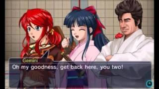 Project X Zone 2  Segata Sanshiro Unique Pre Battle Dialog [upl. by Maggee200]