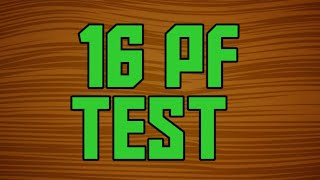 Psychologicaltest 16 PF TEST  SCORING OF 16 PF  COMPLETE 16 PF TEST [upl. by Eldon909]