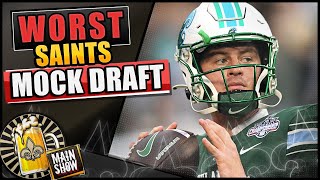 Worst Saints Mock Draft [upl. by Giltzow851]