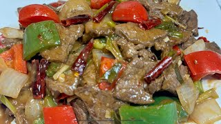 MONGOLIAN BEEF  COMIDA CHINA EN 30 MINUTOS FACIL [upl. by Noiek]