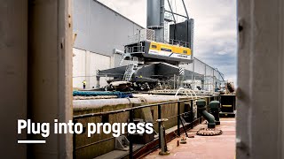 Plug into progress – new LHM 800 mobile harbour crane for Marcor  Liebherr [upl. by Goldner]