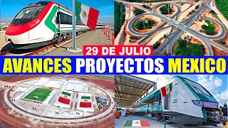 ASI AVANZAN Y TOMAN FORMA LAS MEGA OBRAS DE MEXICO TREN MEXICO TOLUCA PARQUE DE TEXCOCO TREN MAYA [upl. by Jareb216]