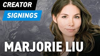 Marjorie Liu Gets Stumped Monstress 22 Signing and Interview [upl. by Fritts]