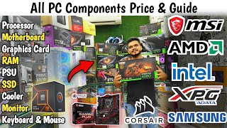 PC Components Prices amp PC Build Guide 2024  Graphics CardSSDRAM PSU Monitor Etc [upl. by Nodnorb]