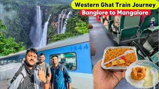 🚂MANGALURU TO BENGALURU TRAIN TRAVEL VLOG Karwar ExpressShirady GhatsKA Monsoon5Naveen Kumar [upl. by Otanutrof]