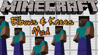 Minecraft Mods  MO BENDS MOD ELBOWS amp KNEES 147 [upl. by Adlen]