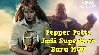 Kekasih Iron Man Pepper Potts Mengenakan Armor Rescue di Avengers 4 [upl. by Halet]