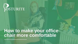 How to make your office chair more comfortable [upl. by Ardnasirk182]