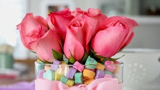 Candy Heart Valentine Bouquet [upl. by Nocaed]