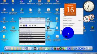 TUTO Comment avoir lhorloge sur le bureau Windows  Mac  Vista  XP et 7 [upl. by Benedix]