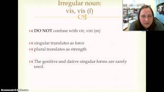 Ch 14 3rd Declension istemsAbl of Means Manner Accompaniment [upl. by Kellene]