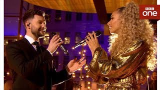 Calum Scott and Leona Lewis duet You Are The Reason live  The One Show  BBC One [upl. by Alex]