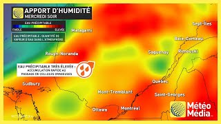 Météo mercredi  les orages se poursuivent au Québec [upl. by Lewej257]