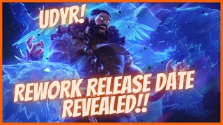 UDYR REWORK RELEASE DATE REVEALED League of Legends [upl. by Shayla694]