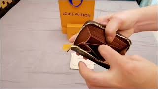 Unboxing LV zippy coin purse louisvuitton dubaimall [upl. by Ettenajna932]