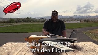 Eflite Extra 300 3D 13m Maiden Flight [upl. by Slaby777]