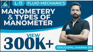 Fluid Mechanics  Module 2  Manometery amp Types of Manometer Lecture 11 [upl. by Nasar]