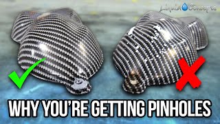 WHY YOURE GETTING PINHOLES IN YOUR HYDROGRAPHICS  Liquid Concepts  Weekly Tips and Tricks [upl. by Aisenat222]