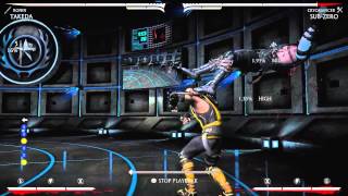 Mortal Kombat X  Ronin Takeda 29 meterless corner combo [upl. by Ire506]