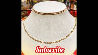 Latest gold chain designs lightweightjewellerydesigns goldjewellery chaindesign chainjewelry [upl. by Orlando]