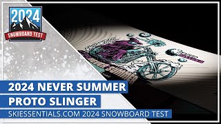 2024 Never Summer Proto Slinger  SkiEssentialscom Snowboard Test [upl. by Anayik]