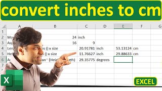 Convert 34 Inch to Centimeters 34 in to cm [upl. by Bevvy]