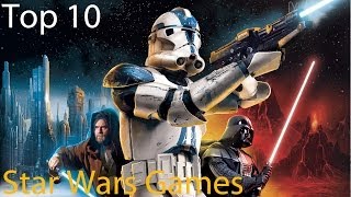 Top 10 Star Wars Games [upl. by Htial747]